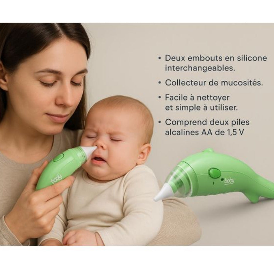 Pack CA-MI Bébé : Mouche Nez Musical + Thermomètre Cadeau 🎁