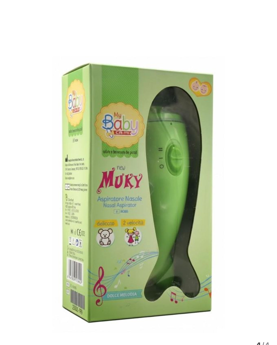 Pack CA-MI Bébé : Mouche Nez Musical + Thermomètre Cadeau 🎁