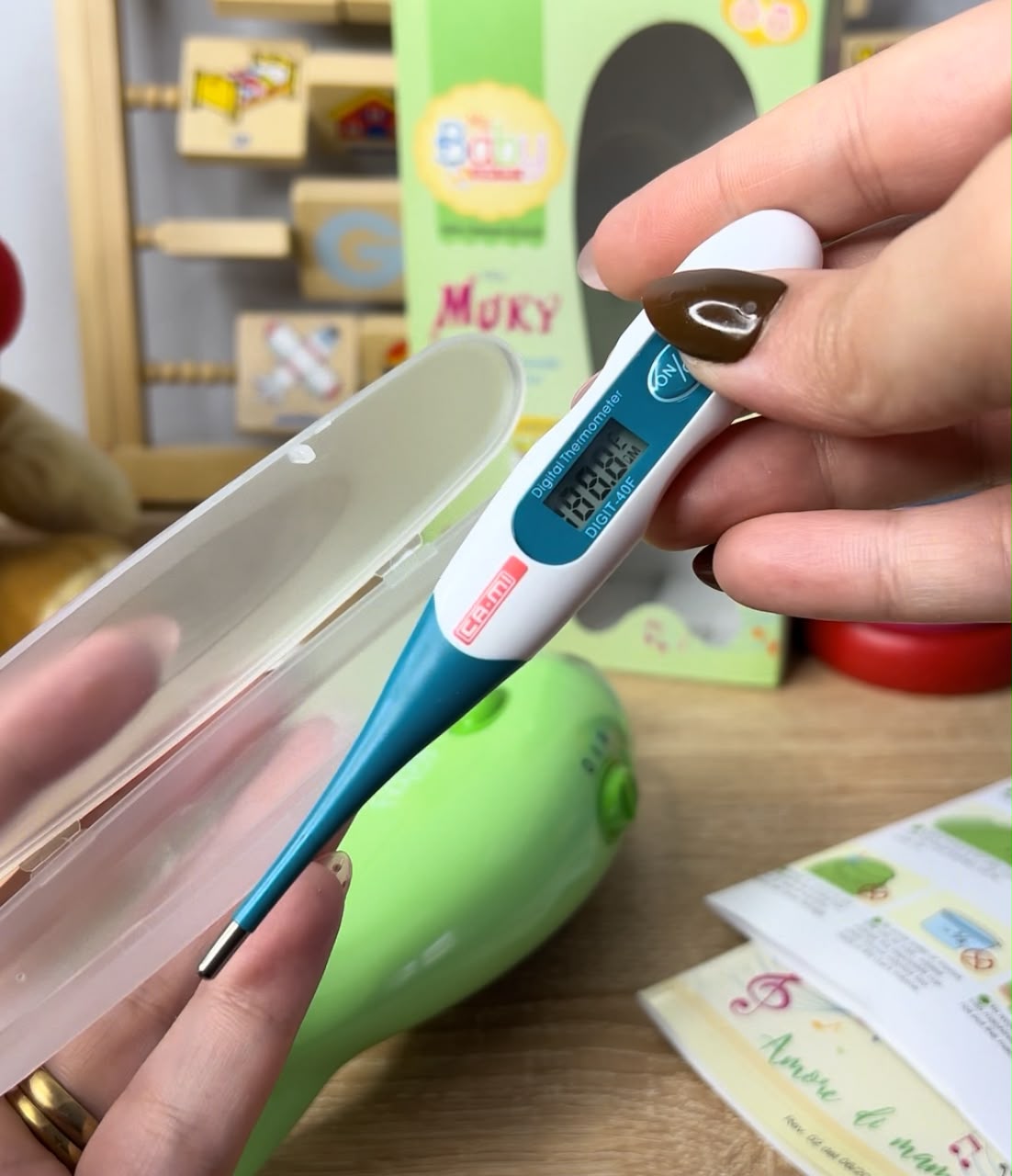 Pack CA-MI Bébé : Mouche Nez Musical + Thermomètre Cadeau 🎁